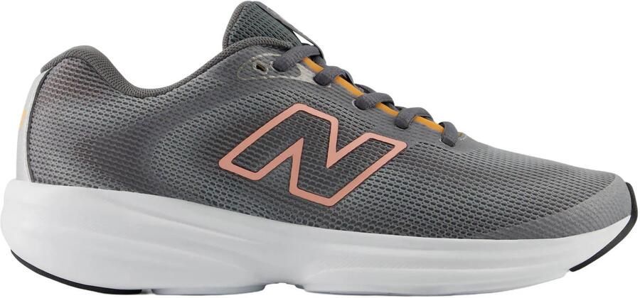 New Balance 411 V4 hardloopschoenen grijs lichtoranje