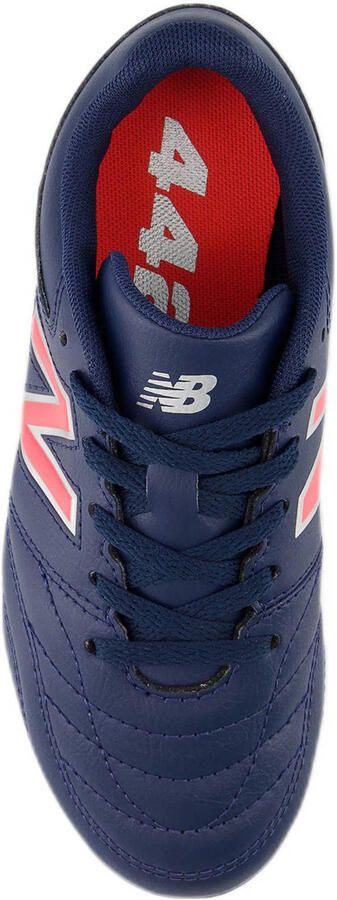 New Balance 442 Academy FG V2 junior voetbalschoenen donkerblauw grijs rood - Foto 3