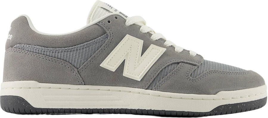 New Balance 480p Sneakers Grijs Leer