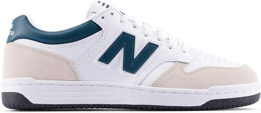 New Balance 480l Sneakers Wit Leer