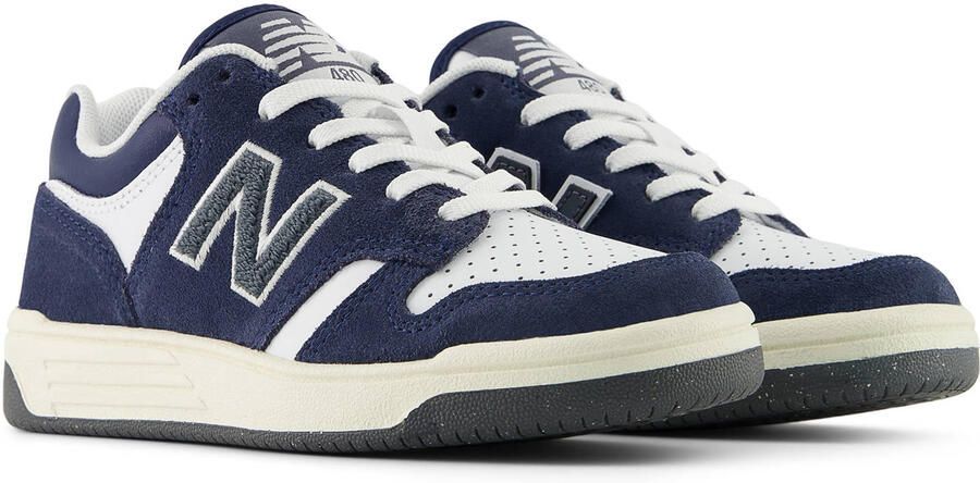 New Balance 480 suède sneakers zwart wit - Foto 3