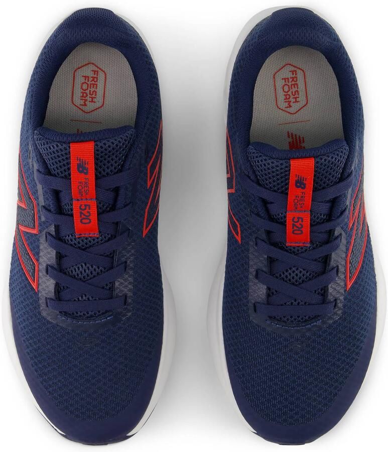 New Balance 520 hardloopschoenen donkerblauw rood - Foto 2