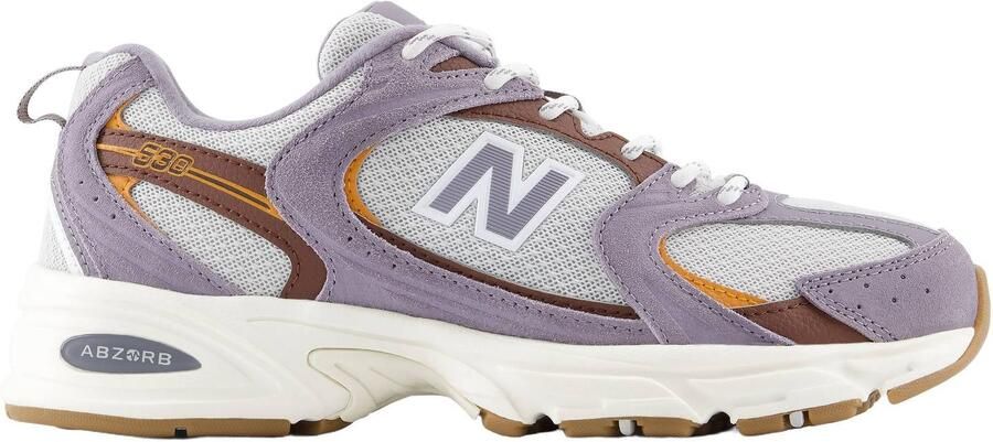 New Balance 530 sneakers ecru lila bruin