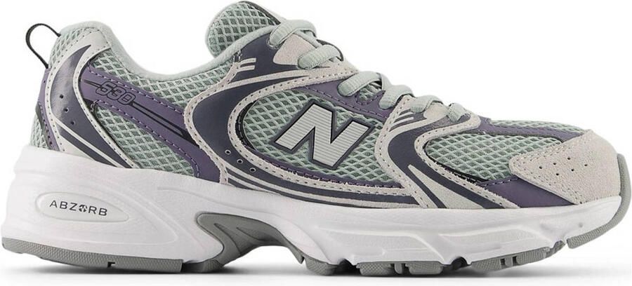 New Balance 530 Kindersneakers Grijs Leer
