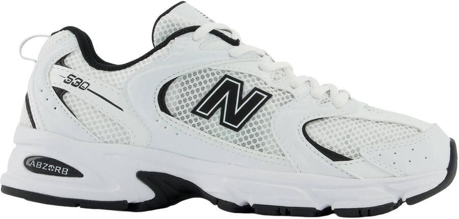 New Balance Comfort Sneakers met Stoffen en Leren Bovenwerk White - Foto 2