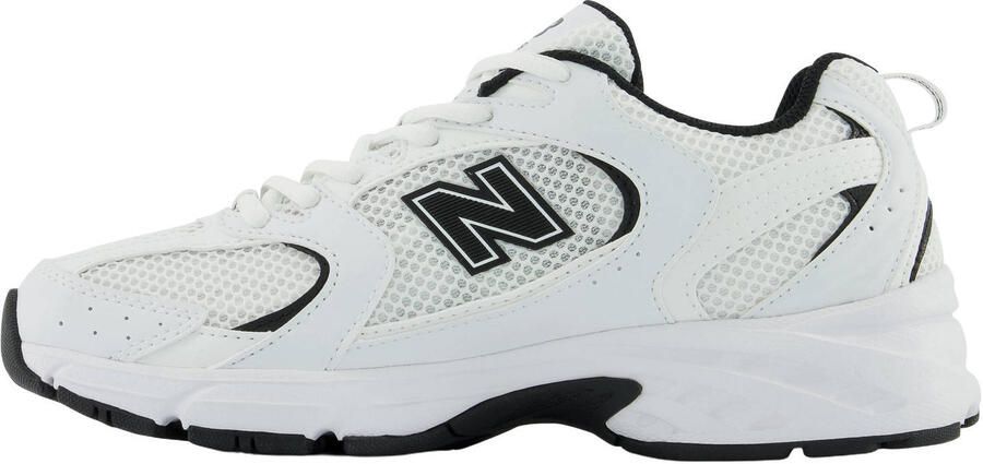 New Balance Comfort Sneakers met Stoffen en Leren Bovenwerk White - Foto 3