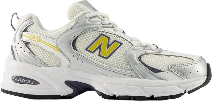 New Balance 530 Sneakers Zilver Synthetisch Textil