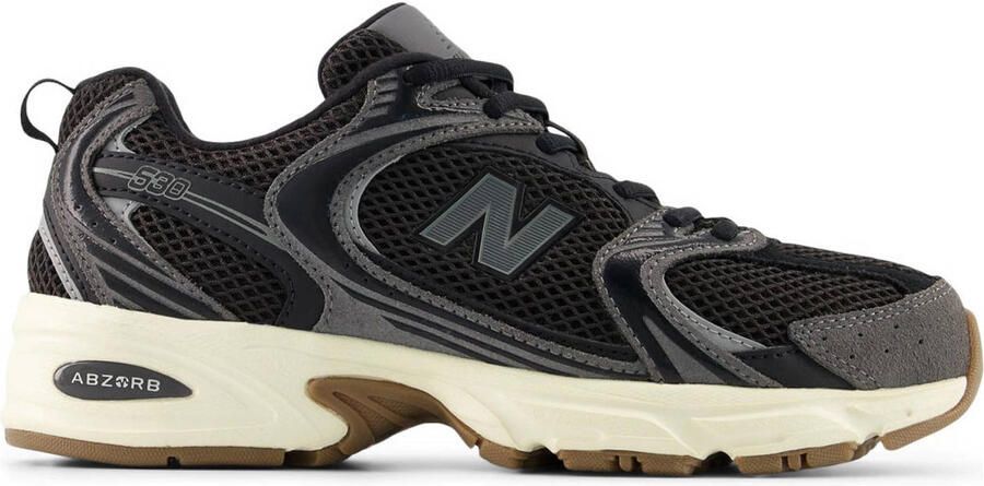 New Balance 530 Sneakers Zwart Textil Synthetisch