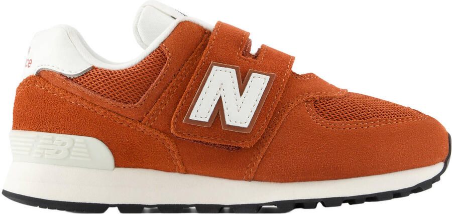 New Balance 574 mesh sneakers cognac ecru