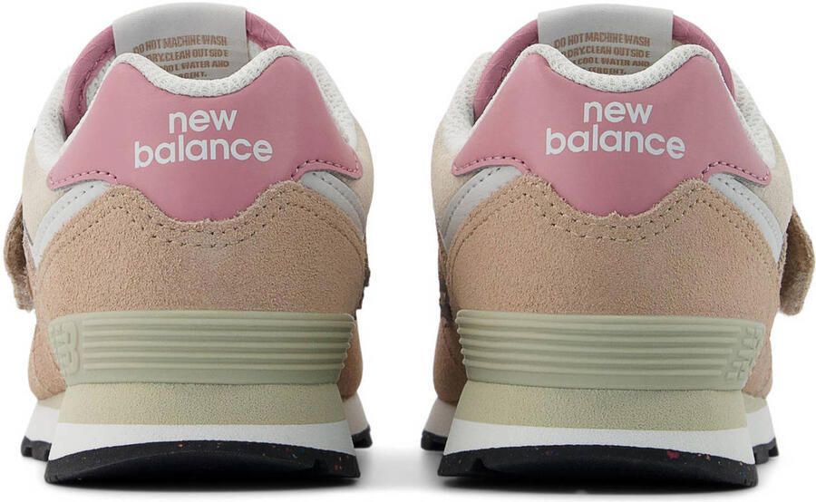 New Balance 574 sneakers beige roze wit