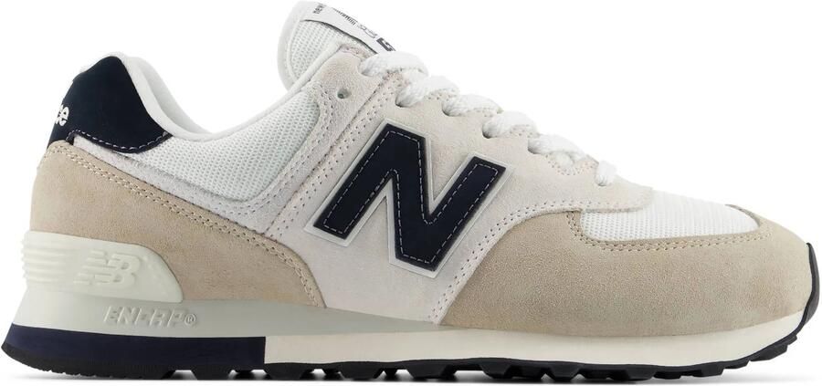 New Balance 574 sneakers beige zwart wit