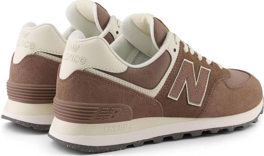 New Balance 574 Sneakers Dames Oranje Textil