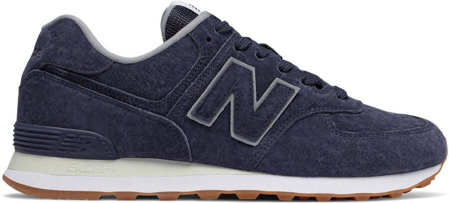 New Balance 574 Sneakers Heren Blauw Leer - Foto 1