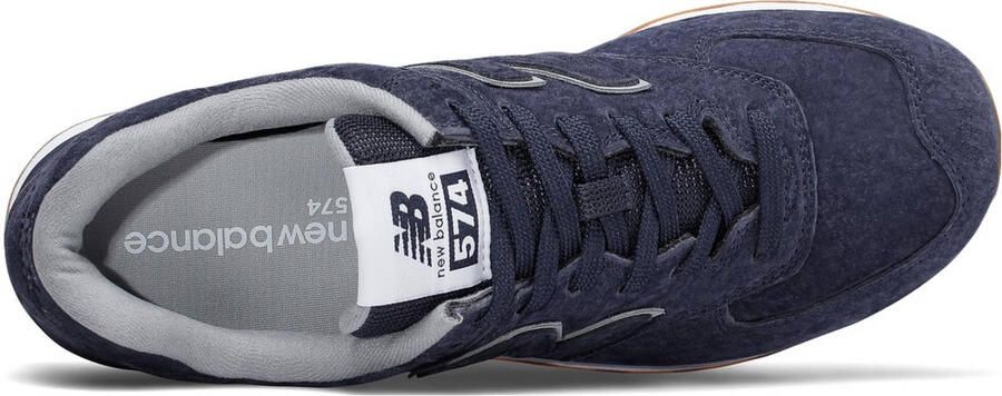 New Balance 574 Sneakers Heren Blauw Leer - Foto 2