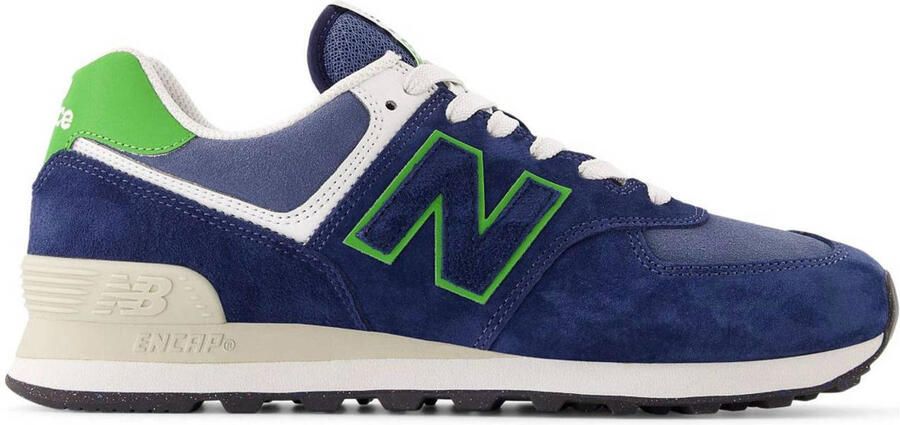 New Balance 574 sneakers donkerblauw groen - Foto 2