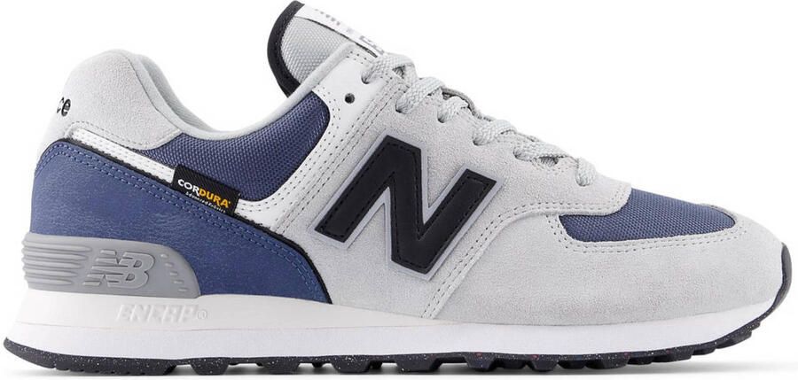 New Balance 574 sneakers ecru wit blauw