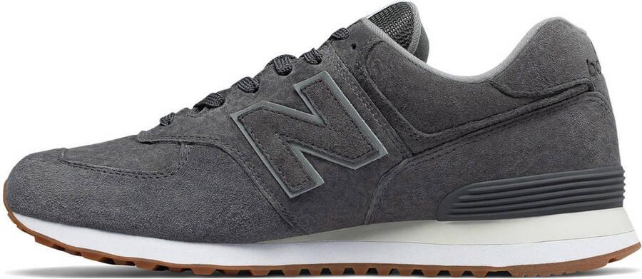New Balance 574 Sneakers Heren Grijs Leer - Foto 2
