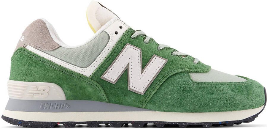 New Balance 574 sneakers groen wit