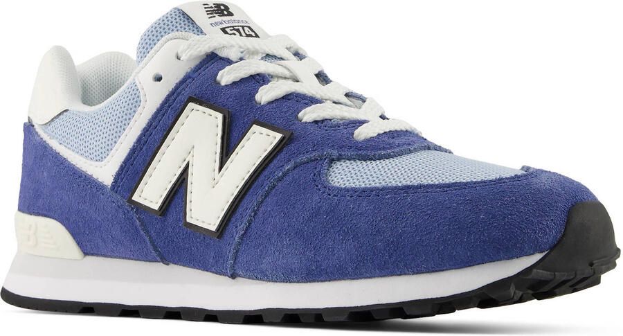 New Balance 574 sneakers kobaltblauw ecru - Foto 2