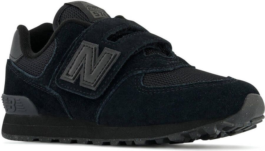 New Balance 574 Unisex Schoenen Zwart Maat: 32.5 Leer Synthetisch Textil Foot Locker - Foto 4