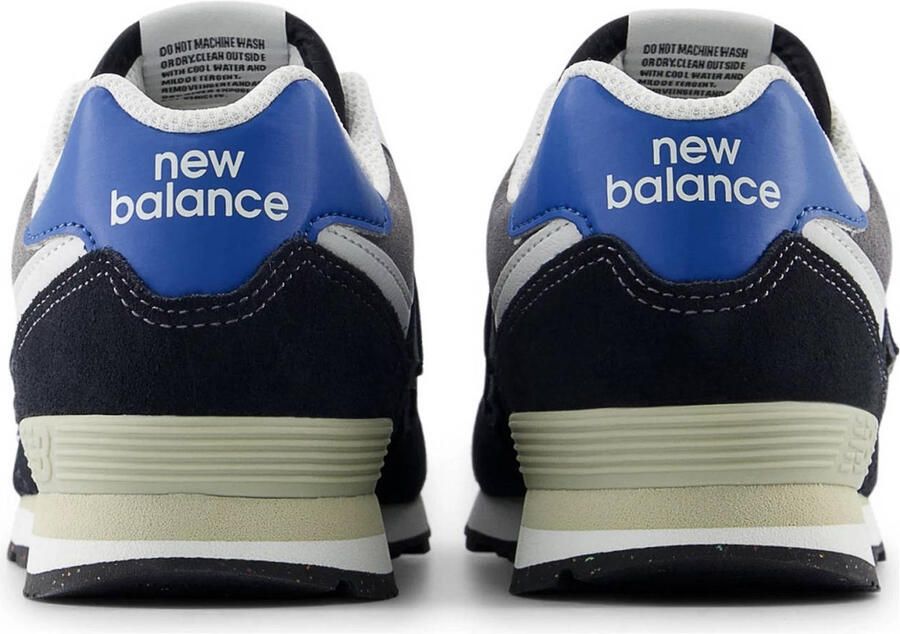 New Balance 574 sneakers zwart kobaltblauw - Foto 2