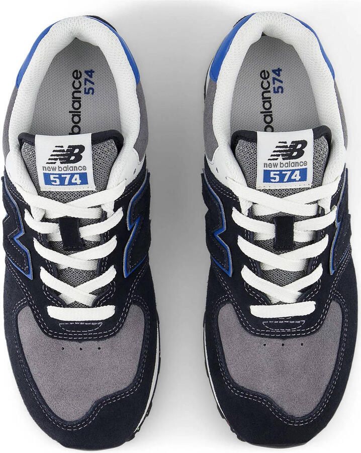 New Balance 574 sneakers zwart kobaltblauw