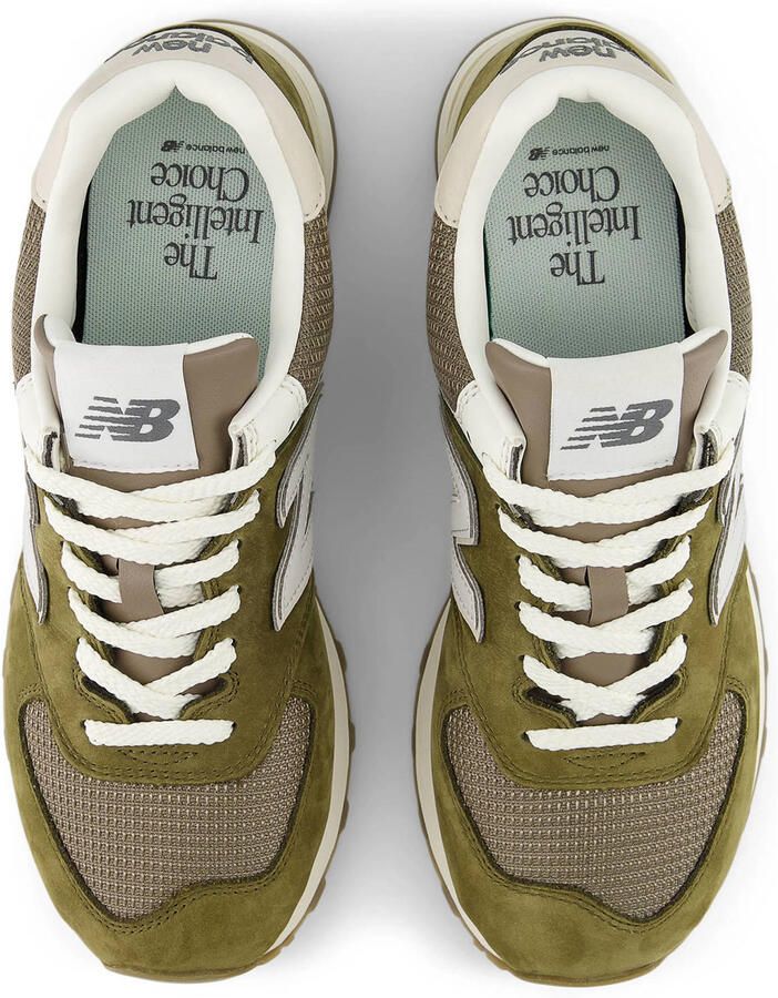New Balance 574 suède sneakers olijfgroen - Foto 2