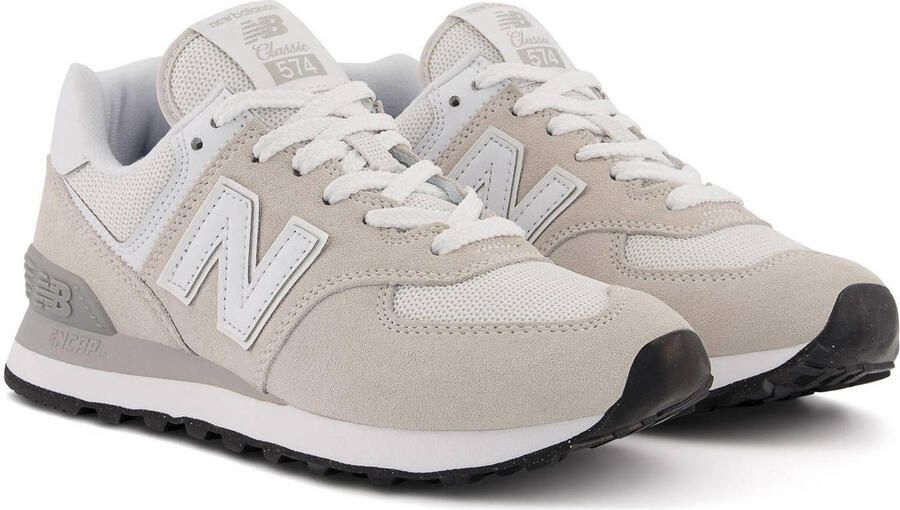 New Balance 574 Schoenen Grijs Maat: 37.5 Leer Foot Locker - Foto 2