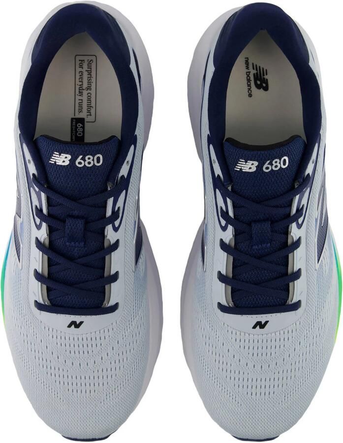 New Balance 680 V9 hardloopschoenen grijs donkerblauw - Foto 2
