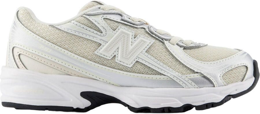 New Balance 740 Bungee mesh sneakers ecru zilverkleurig