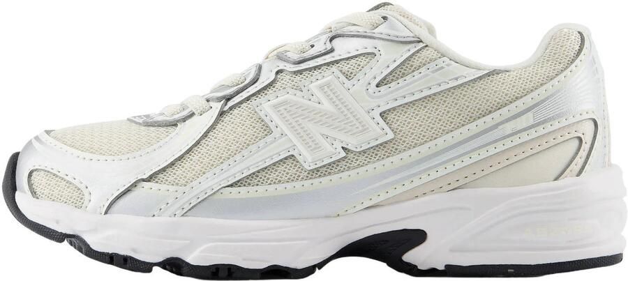 New Balance 740 Bungee mesh sneakers ecru zilverkleurig - Foto 2