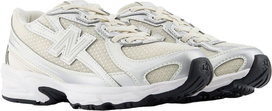 New Balance 740 Bungee mesh sneakers ecru zilverkleurig - Foto 3