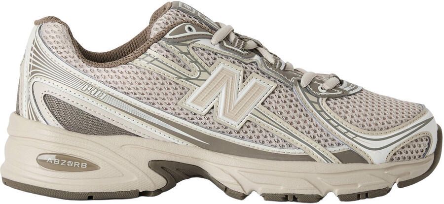 New Balance 740 mesh sneakers beige grijsbruin