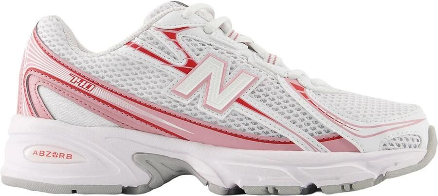 New Balance 740 Kindersneakers Wit Leer