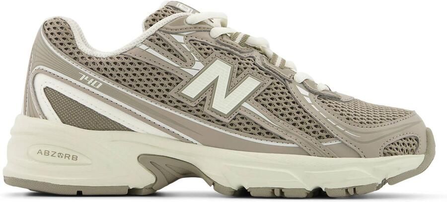 New Balance Lage Sneakers 740 Bungee Lace Brown Beige (GS)