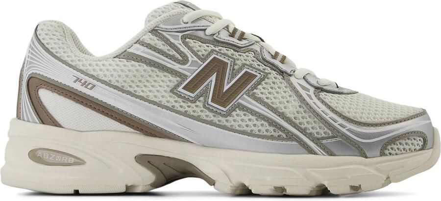 New Balance 740 Sneakers Grijs Mesh Synthetisch