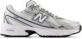 New Balance Witte Leren Sneakers Met Geperforeerde Details White - Wit