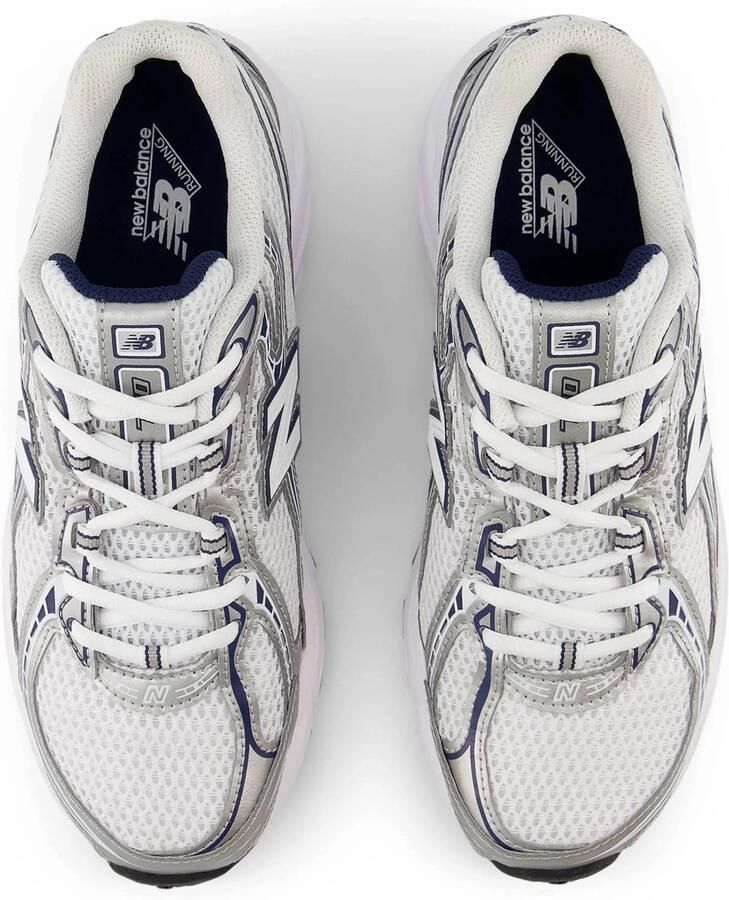 New Balance Witte Leren Sneakers Met Geperforeerde Details White - Foto 2