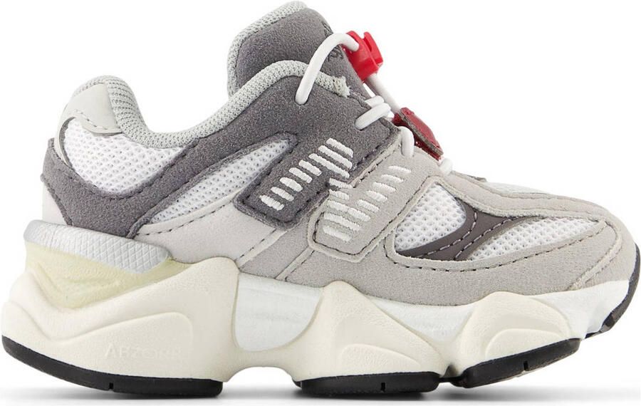 New Balance 9060 Babyschoenen Grijs Mesh Synthetisch