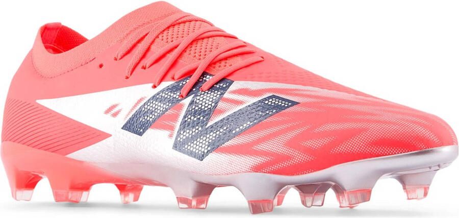 New Balance FURON PRO FG V8 senior voetbalschoenen rood donkerblauw