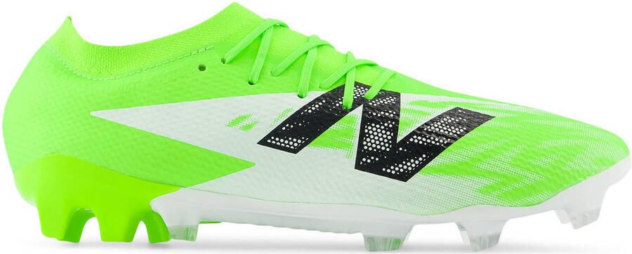 New Balance Furon Team FG 8 Senior voetbalschoenen limegroen zwart