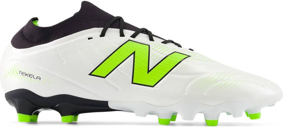 New Balance Tekela Magique V Senior voetbalschoenen wit geel