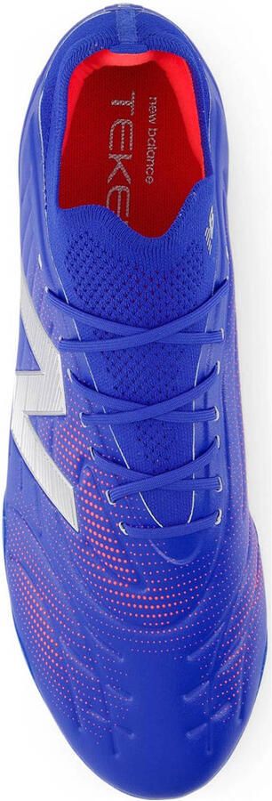 New Balance TEKELA PRO LOW LACED FG V5 senior voetbalschoenen kobaltblauw wit rood - Foto 3