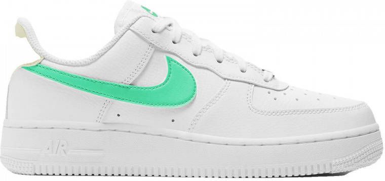 Nike Air Force 1 '07 White Green Glow Light Bone White Schoenmaat 40 1 2 Sneakers 315115 164 - Schoenen.nl