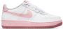 Nike Air Force 1 (gs) Basketball Schoenen white pink foam ele tal pink maat: 38.5 beschikbare maaten:38.5 - Thumbnail 1