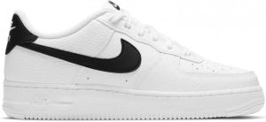 Nike Air Force 1 Laag Sneakers Wit Zwart