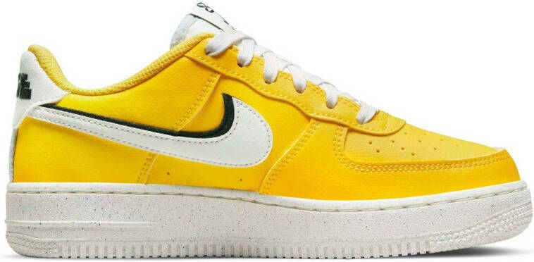 Nike AIR FORCE 1 LV8 Kinder Sneakers Geel Wit