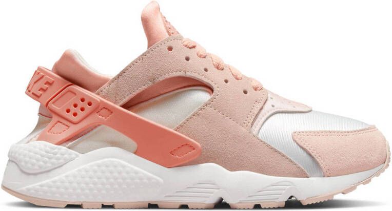 Nike Air Huarache sneakers wit roze lichtroze