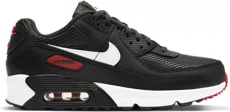 Nike Air Max 90 (GS) sneakers zwart wit rood