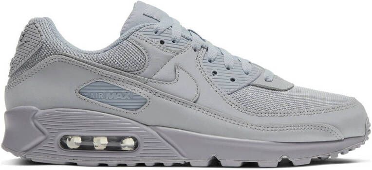 Nike Air Max 90 Heren Wolf Grey Black White Black- Heren Wolf Grey Black White Black